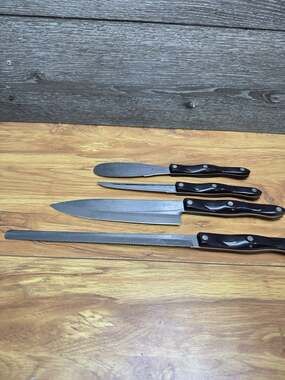 Cutco 4 Pc Knife Set 1728 Petite Chef 1724 Slicer 1721 Trimmer 1768 Spreader